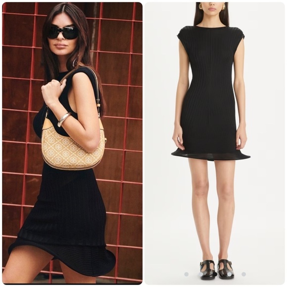 New Tory Burch Viscose Knit Hoop Dress - Picture 1 of 10
